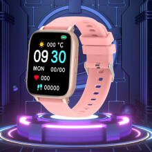 Smart Watch for Android iOS Men Women, Bluetooth Call Fitness Smartwatch with HD Display IP68 Waterproof Pink