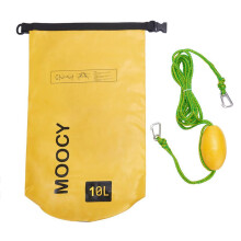 3X Moocy Tow Rope Sand Sack 2-in-1 Sand Anchor Waterproof Dry Bag with Adjustable Buoy for Kayak Jet Ski Rowing 10L