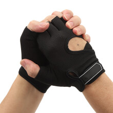 Breathable Women's Workout Gloves for Weight Lifting, Black, Small