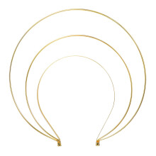 Gold Goddess Crown Headband for Women Bridal Wedding Party Cosplay Queen Tiara