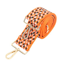 Camerariem van geweven, verdikt polyester, nek- en schouderriem voor camera, geschikt voor outdoorfotografie, oranje, wit, zwart