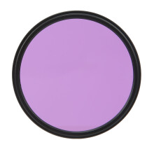Filtro de lente de 55 mm em cores, vidro óptico, para câmeras digitais, alta definição, compatível com Nikon e Sony FLD.