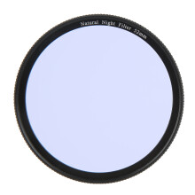 Filtro Lightdow Clear Natural Night para lentes de câmeras, compatível com céu noturno estrelado, 52mm, para redução da poluição luminosa.