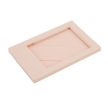 Marco de fotos rectangular de plástico para escritorio, estilo clásico, compatible con Fujifilm e Instax Mini de 3 pulgadas, color rosa Sakura.