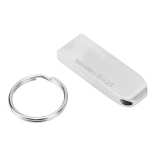 Prenosný USB kľúč X203, USB 2.0, zliatina zinku, kompatibilný s notebookom, tabletom a každodennou prácou, 64 GB