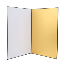 A3 reflector, 180 graden draaibaar, inklapbaar, 3 kleuren, verdikte kartonnen lichtdiffusor, compatibel met camera-accessoires.