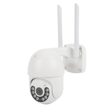 Wifi 1080P -turvakamera, vedenpitävä, yönäköinen, pyörivä valvontakamera, jossa kaksisuuntainen ääniohjaus 100‑240V
