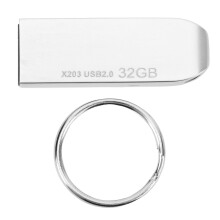 X203 USB-muistitikku kannettava USB2.0 sinkkiseos USB-muistitikku yhteensopiva kannettavan tietokoneen kanssa tabletti päivittäinen työ 32 Gt