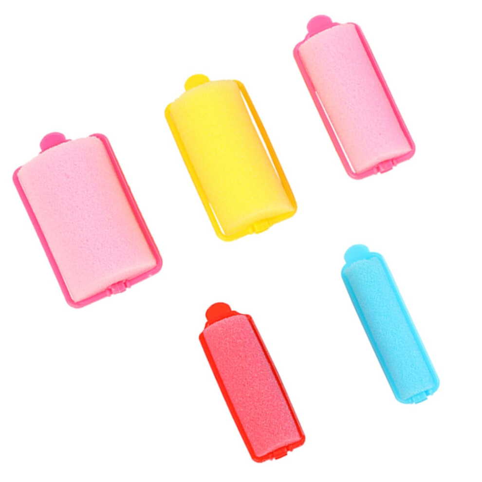 Hair Curlers Sponge Rollers No Heat Overnight Comfort for Natural Curls TravelFriendly