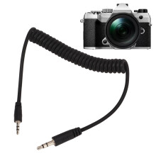 Câble de ressort pour appareil photo de 1 mètre, 3,5 mm vers 2,5 mm, télécommande pour obturateur pour la série Olympus EM