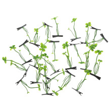 30pcs Four Leaf Clover Hair Clips Cute Leaf Barrettes Grass Style Hair Accessories for Teens