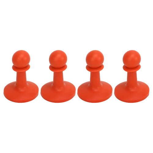 4 Stück Zeltstangen, Blitzresistent, Orange, Camping- und Wanderausrüstung 1