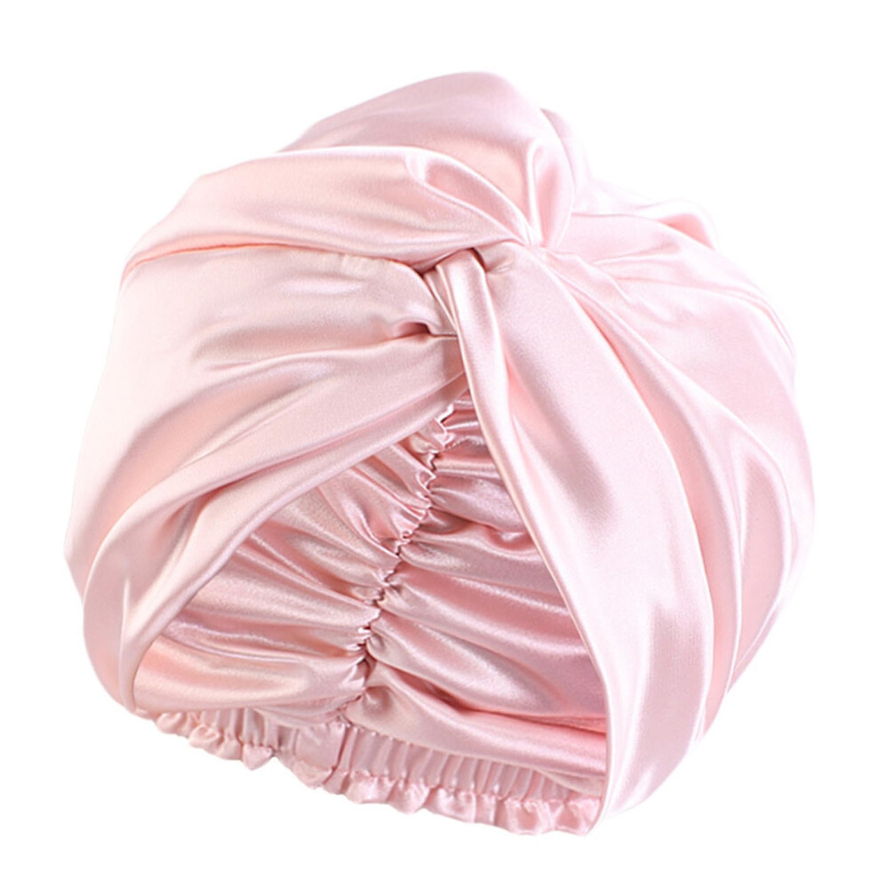 Silk Sleep Cap for Women and Men Adjustable Hair Bonnet with Double Layer Design for Frizz Control