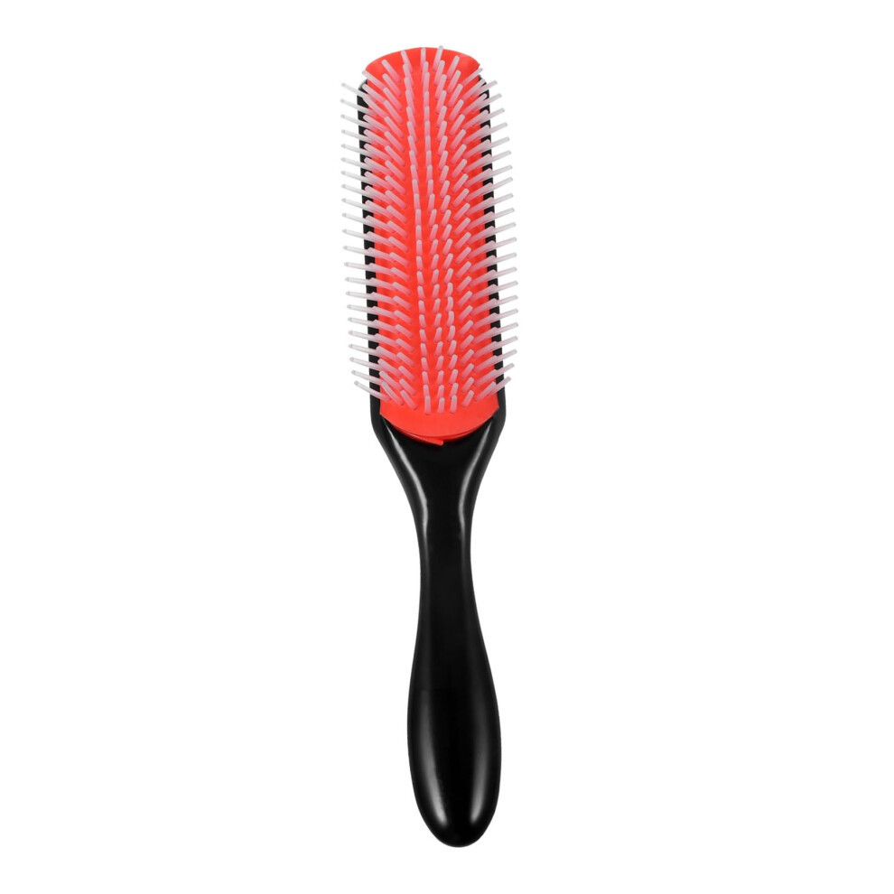 Unisex Black Professional Wide Tooth Hair Styling Comb For Precise Sectioning And Gentle Detangling Travel Resin