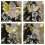 Clear Plastic Angel Ornaments8-Pack7x5cm with Gold 2