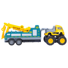 4WD Aluminium-Simulations-Lkw für Kinder, Grün, 27 cm Transportfahrzeug