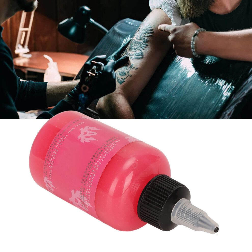 Pink/Cream Tattoo Transfer Gel 120Ml, Professional Stencil Soap