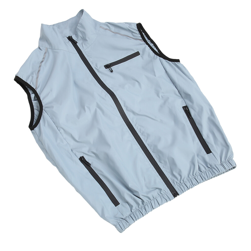Cooling Vest 3-Level Adjustable Breathable Air Conditioner For Hot Weather, Gray, S 4141389904414