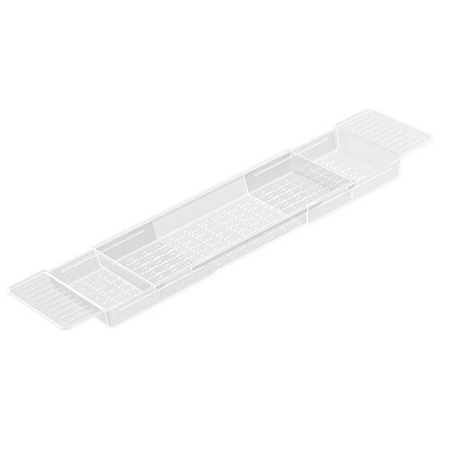 Bathtub Shelf Plastic Expandable Bath Tray