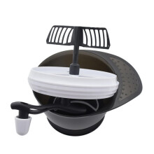 Hair Dye Mixing Bowl with Handle and Lid for Even Color Blending, Salon and Home Use
