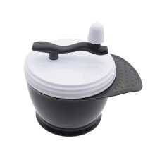 Hair Dye Bowl with Lid, Easy Hold Plastic Hair Coloring Bowl for Salon and Home, Washable Reusable