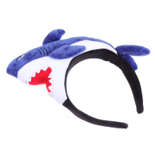 Shark Headband with Teeth and Fins, Cute Shark Hair Hoop for Party Costume and AllDay Comfort