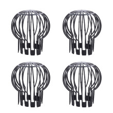 4Pcs Plastic Gutter Guard Downpipe Filter