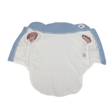 Hunde-Hundeshirt 4-5,5 kg Blau Wolke Atmungsaktiver, gerippter Stoff