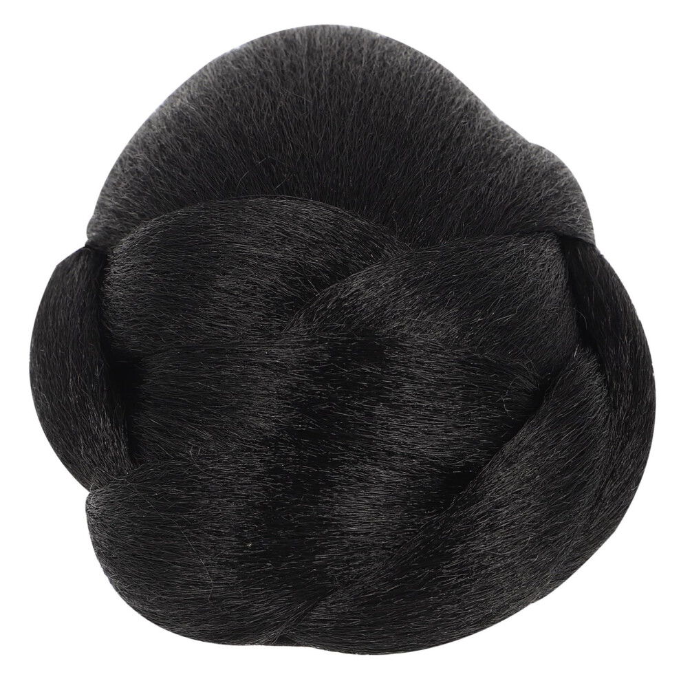 Unisex Hair Bun Extension With Donut Clip For Wedding Updo, Instant Volume Boost And Secure Allday Hold