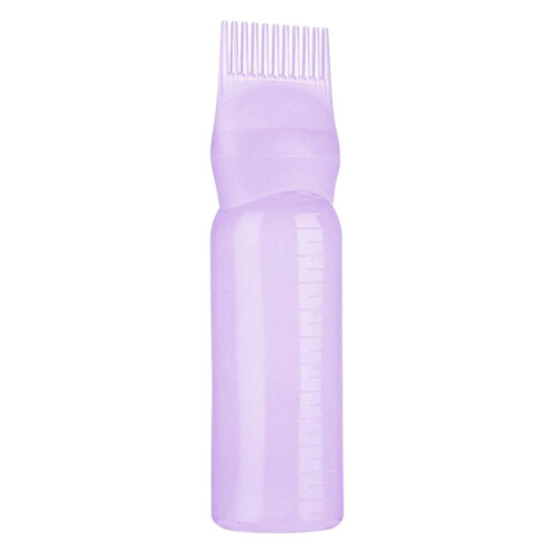 Root Comb Applicator Bottle with Hair Dye Applicator Brush for Precise Root Application and Even Coverage