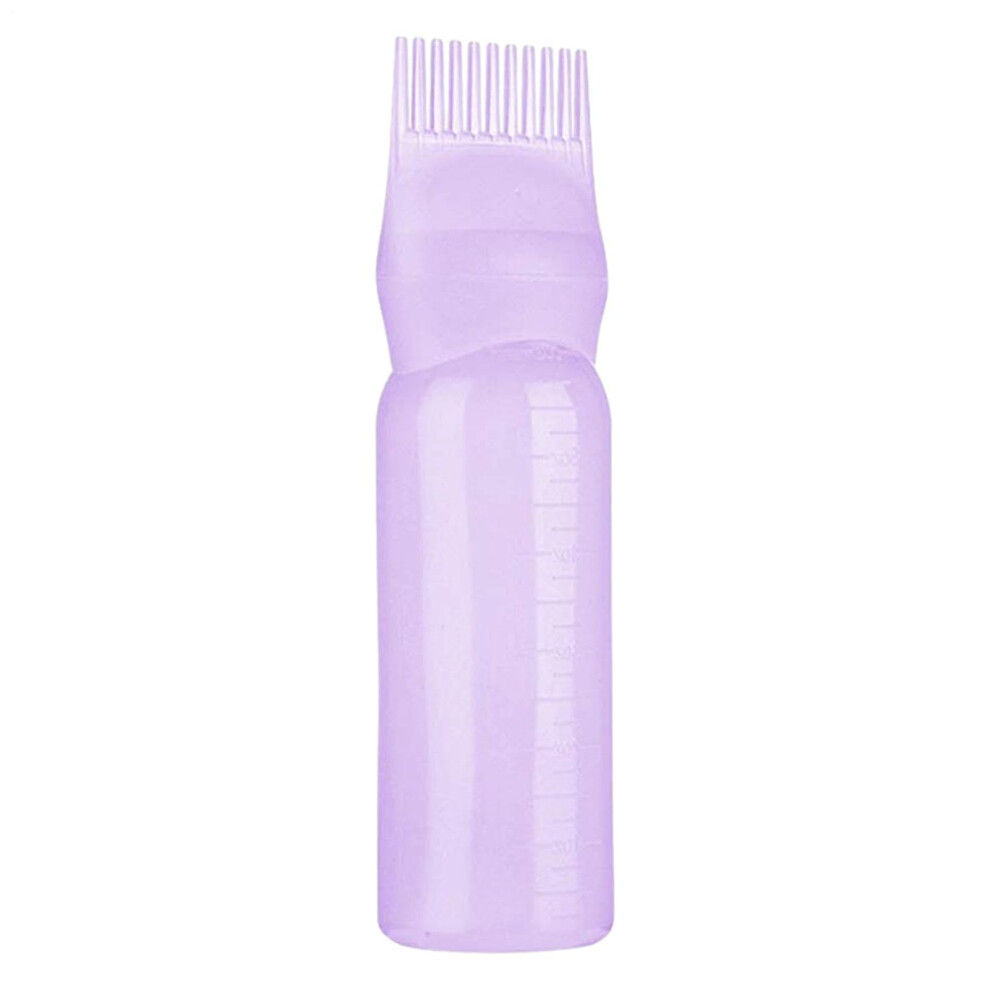 Root Comb Applicator Bottle with Hair Dye Applicator Brush for Precise Root Application and Even Coverage