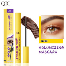 (Brown) QIC Waterproof Mascara for Older Women Sensitive Eyes Volumising Lengthening