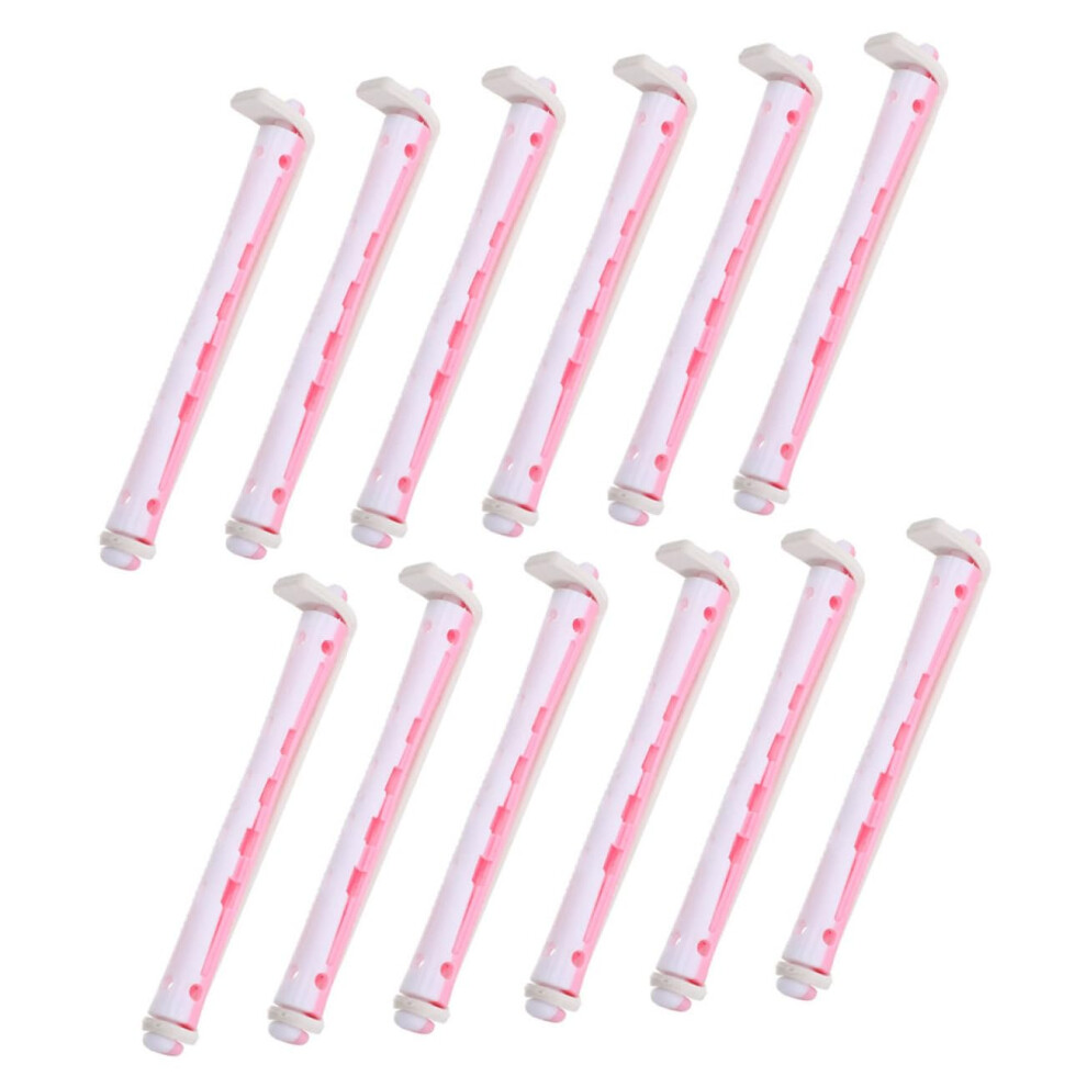 24pcs Cold Wave Perm Rods for Short Hair, Plastic Heat Hair Curlers Set for DIY Styling
