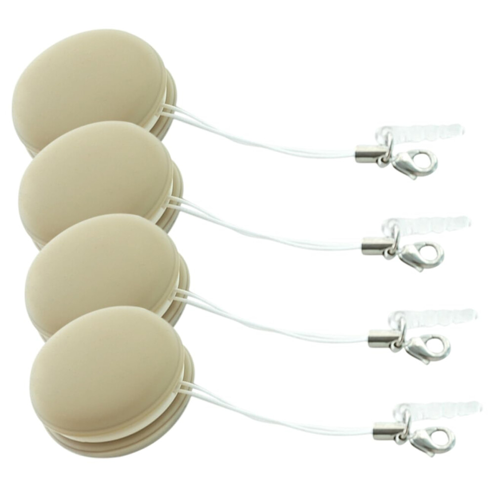 4pcs Screen Cleaner and Lens Cleaning Kit Scratch Compact Macaron Design with Lanyard