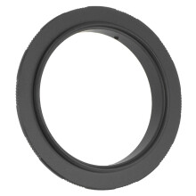 Macro-opnameadapterring van aluminiumlegering, compatibel met Canon EOS-vatting DSLR-camera's (EOS-55mm).