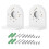 Security Camera Wall Mount 4.9 Inch L‑Shape Dome Bracket 2 Pack, Right Angle Design for Secure Installation 1
