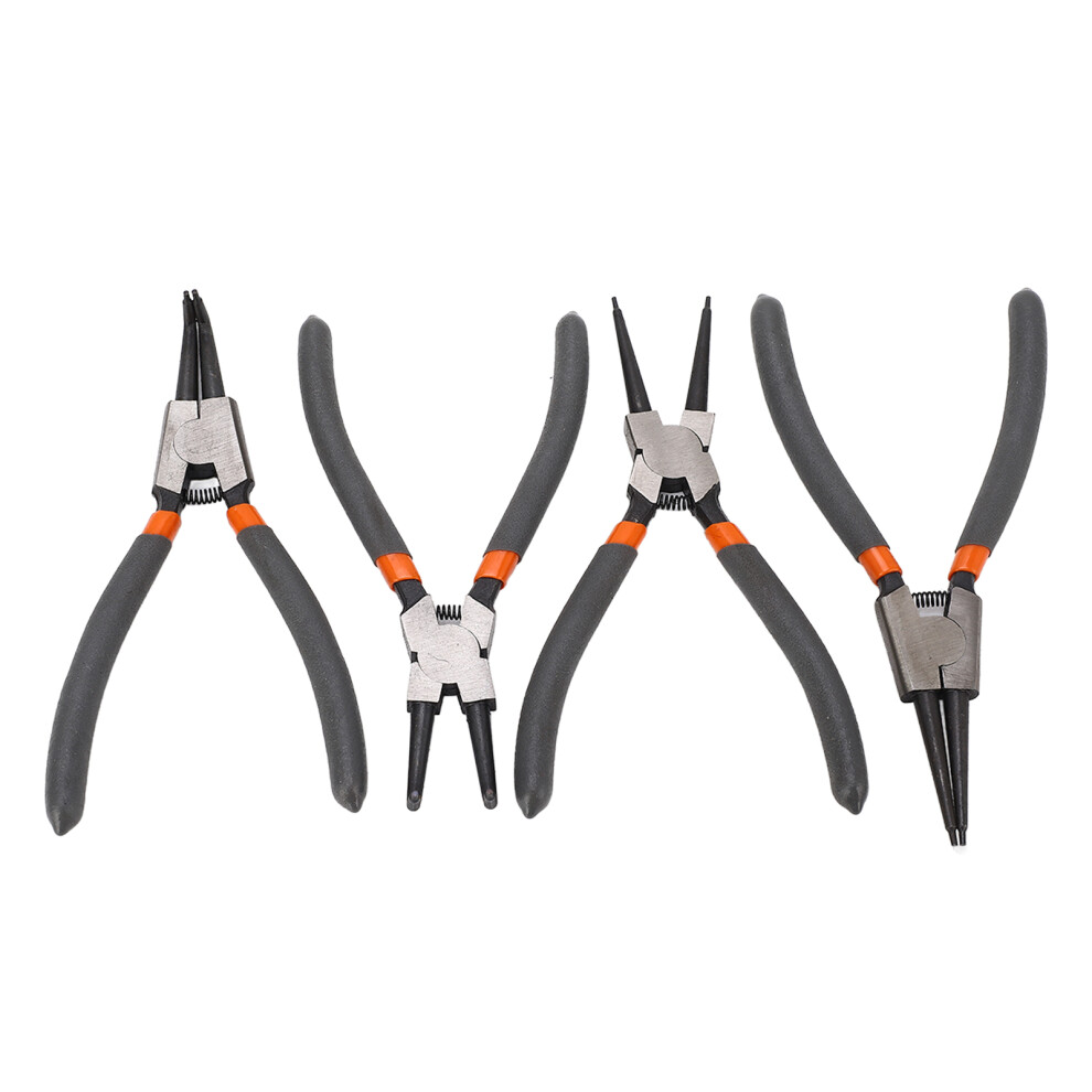 4Pcs Snap Ring Pliers Set Carbon Steel Hand Tools For Repair & Maintenance 8431389908007