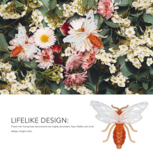 Mini Honey Bee Ornaments - 50 Pack