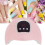 54W UV LED Nail Lamp Gel Nail Dryer with Auto Sensor Fast Curing and Multiple Timer Settings 4