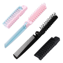 2Pcs Folding Hair Comb Set with Dual Teeth for Thick and Fine Hair, Compact TravelFriendly