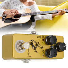 Aluminium Alloy Golden Horse Overdrive Pedal for Electric Guitar