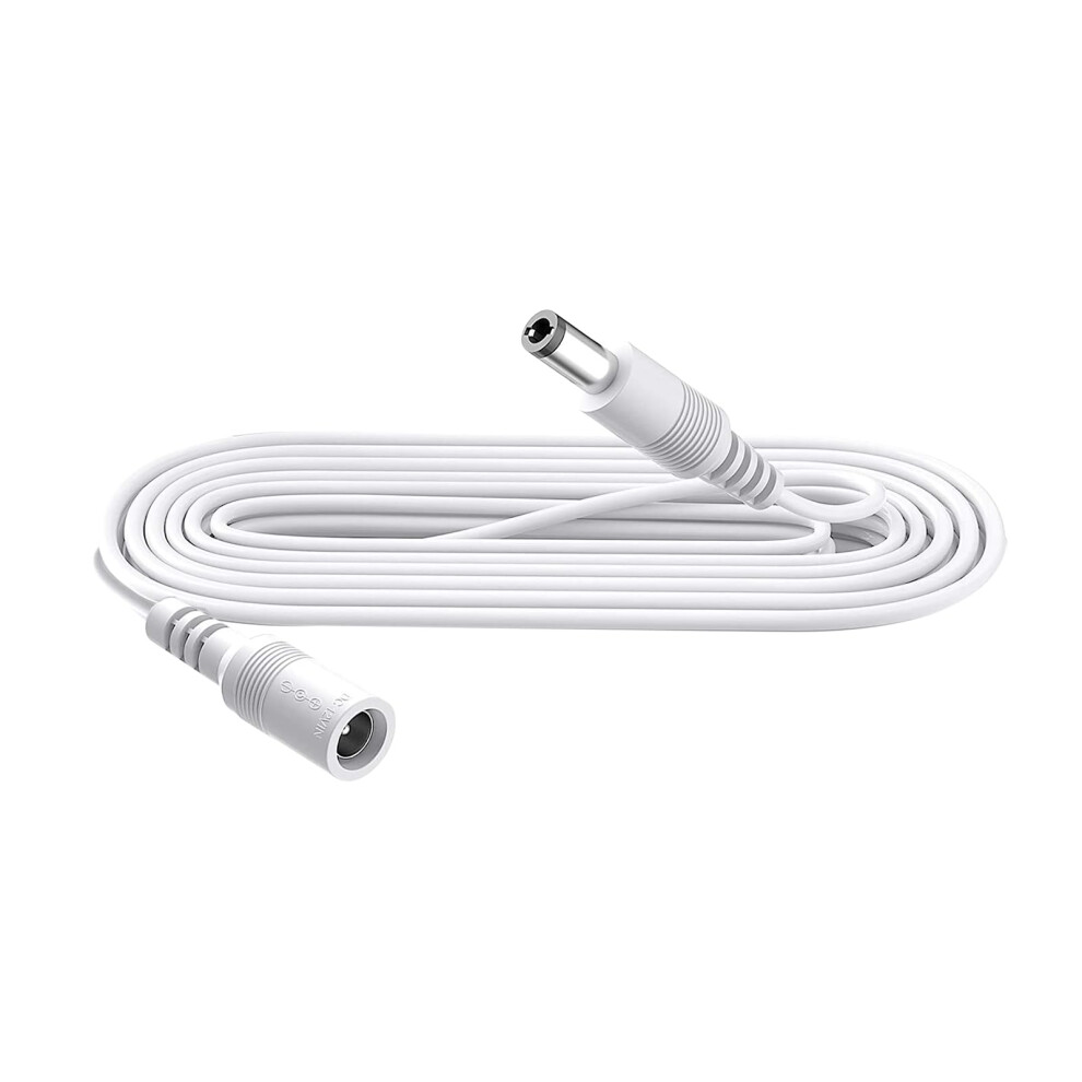 Security-01 1M Extension Cable, Plug 5.5Mm X 2.1Mm, Dc 5V 6V 9V 12V 24V Power Adapter Extension Cord, For Cctv Camera, Ir Illuminator, Printer, Led S 5000387607507