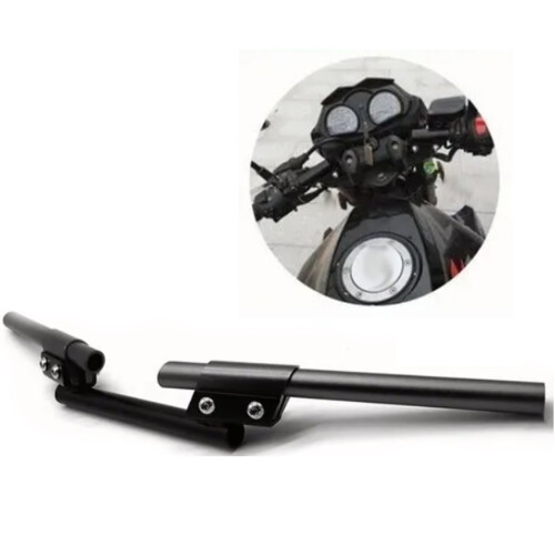 Durable Aluminium Motorcycle Handlebar Black
