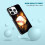 Baseball On Fire Case for iPhone 14 Pro Slim Hard Plastic Protective Cover with Precise Camera Fit 5