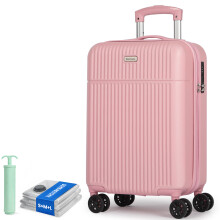 21-inch Suitcase with 4 Wheels ABS Hard Shell Carry on Small Suitcases