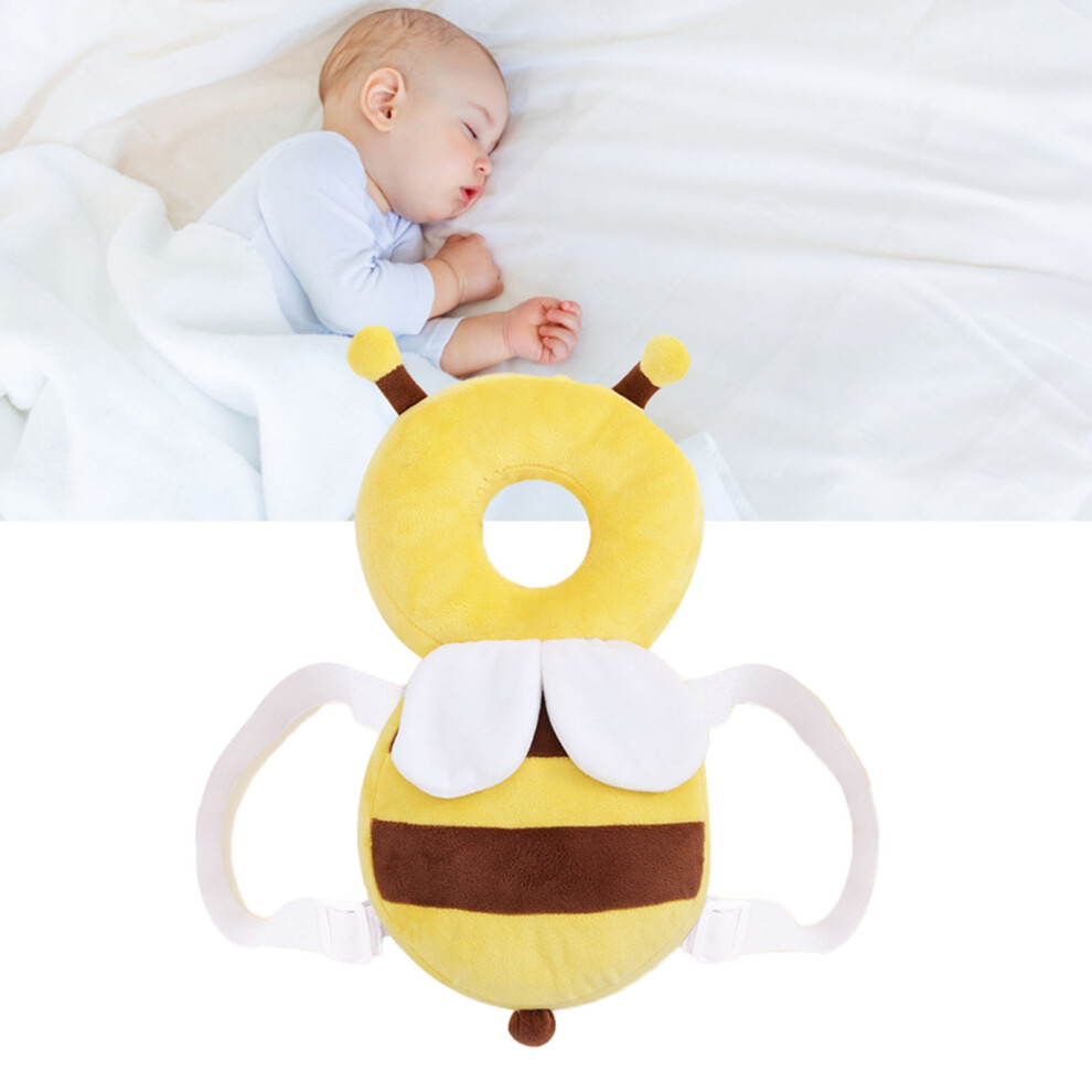 Infant Head Protection Pad Baby Toddler Fall Prevention Breathable Yellow
