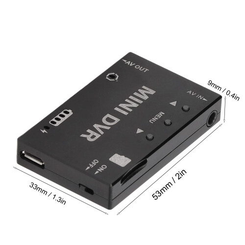 Mini FPV DVR Module with Remote Control, Lossless Video Output FPV Recorder for RC Drones 1