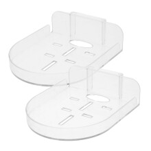 Floating Camera Shelf 2Pack, Strong Adhesive NoDrill Wall Mount for Security Cameras and Mini Speakers