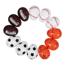 12 Pcs Egg-Shaped Ball Ornament Open Basket Football Easter
