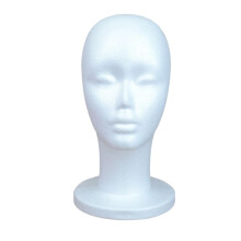 Foam Wig Head Female Mannequin Stand for Wigs Hats and Accessories with Stable Shape Retention